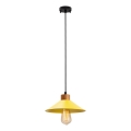 Pendant Light MANAVGAT 1xE27/40W/230V Yellow/Brown