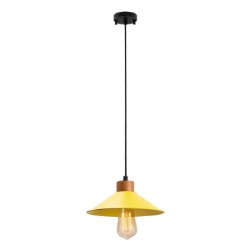 Pendant Light MANAVGAT 1xE27/40W/230V Yellow/Brown