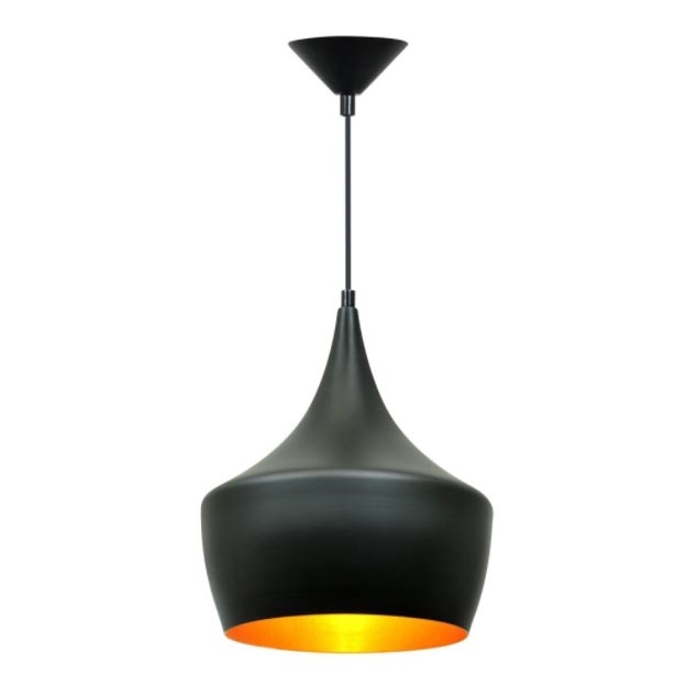 Pendant light MODERN E27/60W black