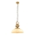 Pendant light MONZA 1xE27/40W/230V 35 cm cream/bronze