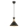 Pendant Light MONZA 1xE27/40W/230V Ø 25 cm Black/Gold