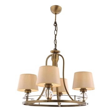 Pendant Light NARA 4xE27/40W/230V Brass