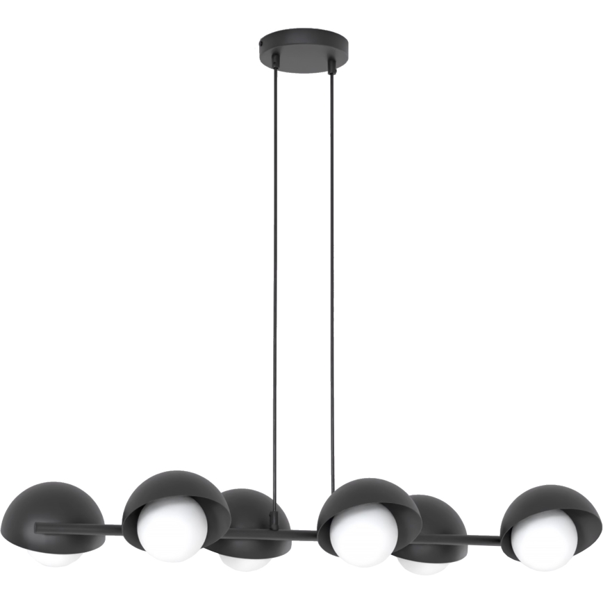 Pendant light on cable BOOM 6xG9/8W/230V black