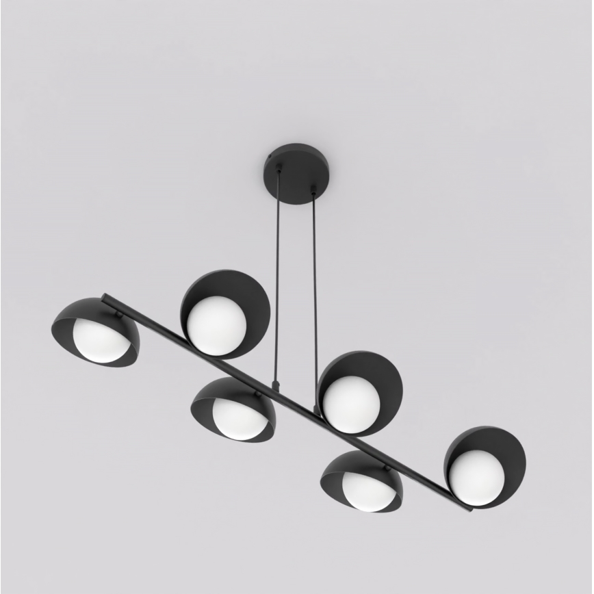 Pendant light on cable BOOM 6xG9/8W/230V black