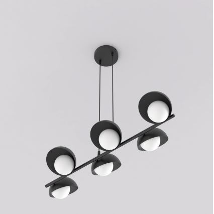 Pendant light on cable BOOM 6xG9/8W/230V black