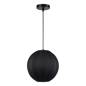 Pendant light on cable DANA 1xE27/15W/230V Ø 25 cm black