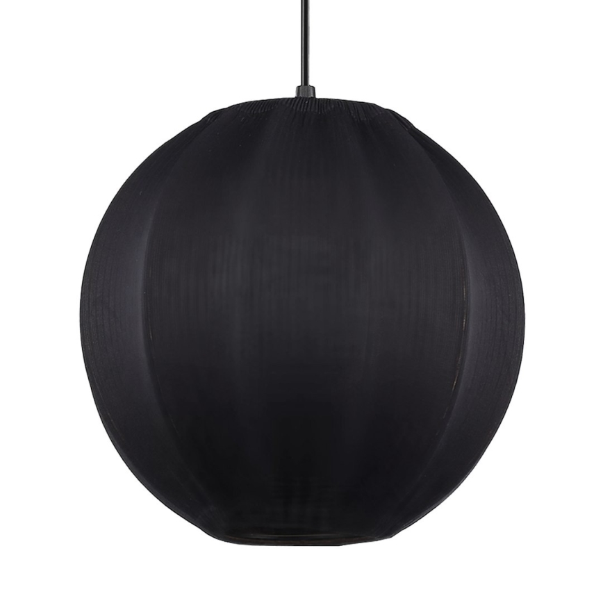 Pendant light on cable DANA 1xE27/15W/230V Ø 25 cm black