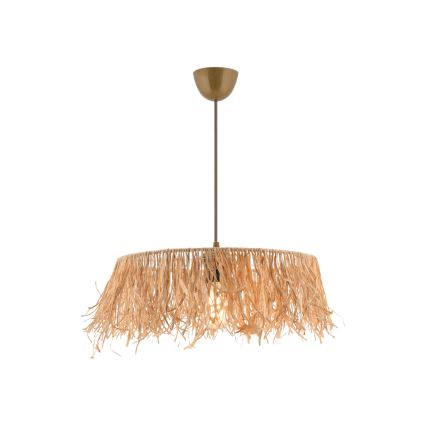 Pendant Light on Cord MARISKA 1xE27/40W/230V Raffia