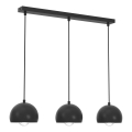 Pendant light on cord SOOL 3xE27/15W/230V black