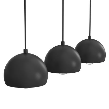 Pendant light on cord SOOL 3xE27/15W/230V black