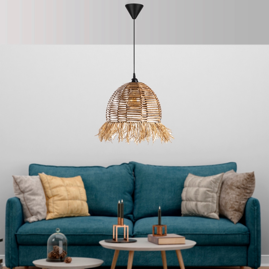 Pendant light RUYO 1xE27/40W/230V brown
