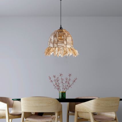 Pendant light RUYO 1xE27/40W/230V brown