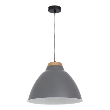 Pendant light SKAL 1xE27/60W grey