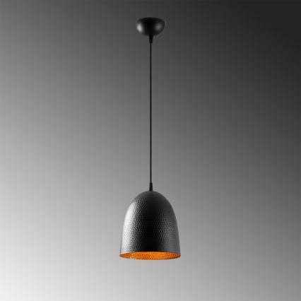 Pendant Light TATTOO 1xE27/40W/230V, Ø 20 cm, Black