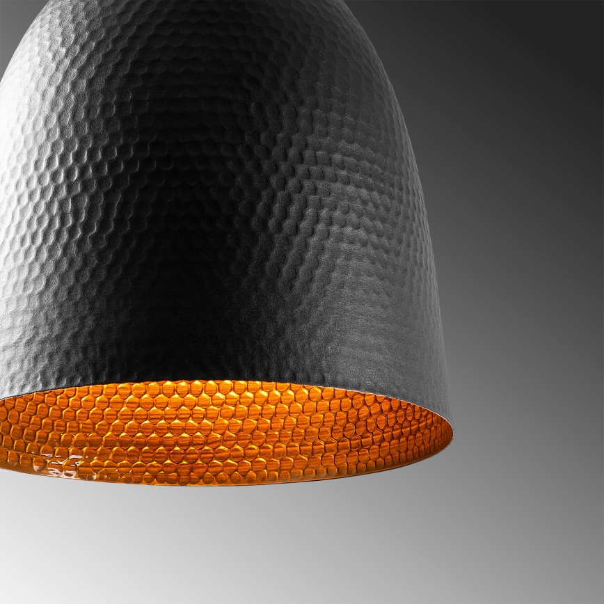 Pendant Light TATTOO 1xE27/40W/230V, Ø 20 cm, Black