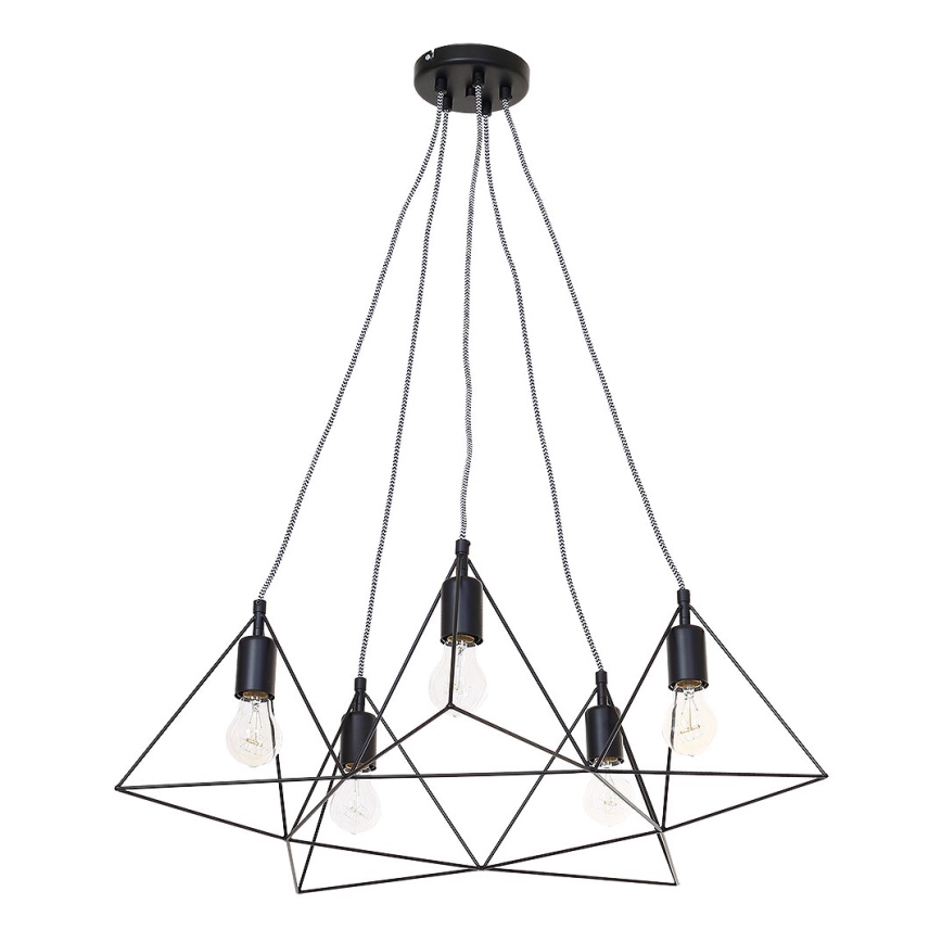 Pendant light TREKANT 5xE27/60W