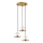 Pendant light YILDO 3xE27/40W/230V white/gold