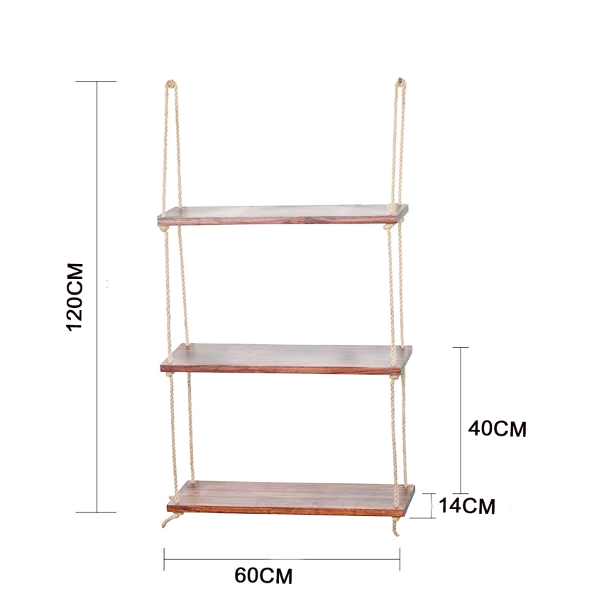 Pendant shelf 120x60 cm spruce