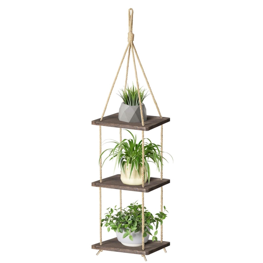 Pendant shelf 90x25 cm spruce