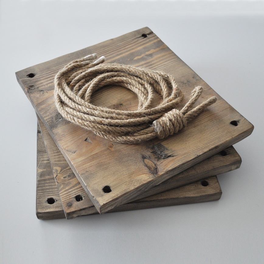 Pendant shelf 90x25 cm spruce