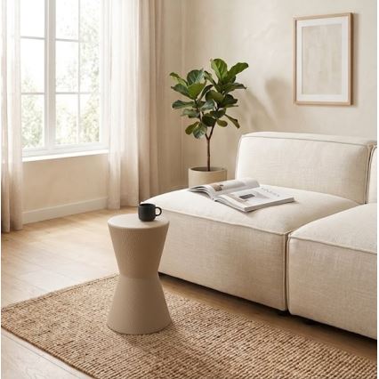 PETIT Side Table, Ø 29 cm, Beige