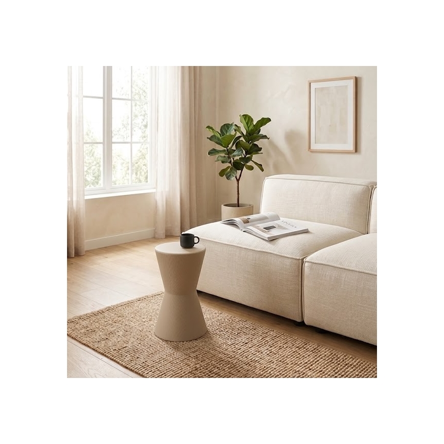 PETIT Side Table, Ø 29 cm, Beige
