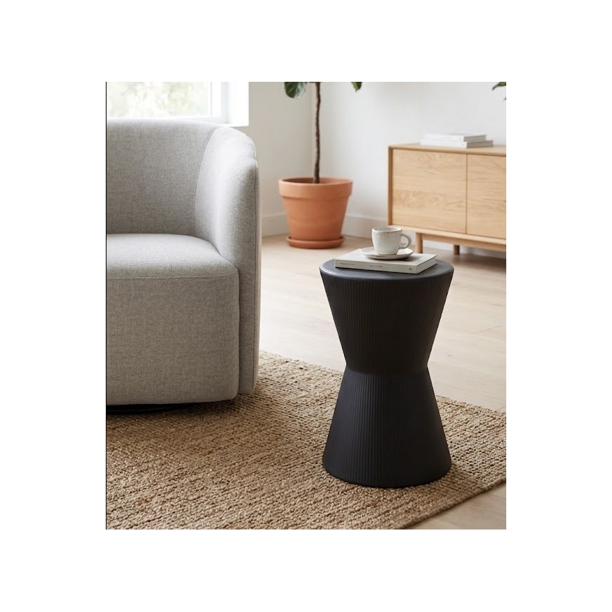 PETIT side table, Ø 29 cm, black