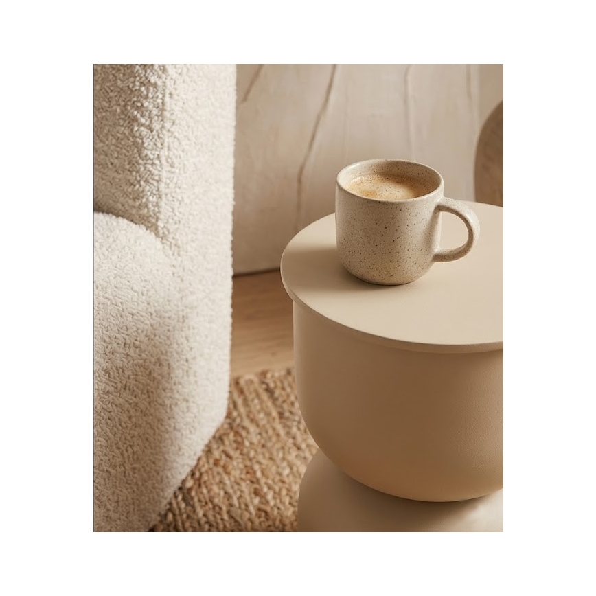 PETIT side table, Ø 31 cm, beige