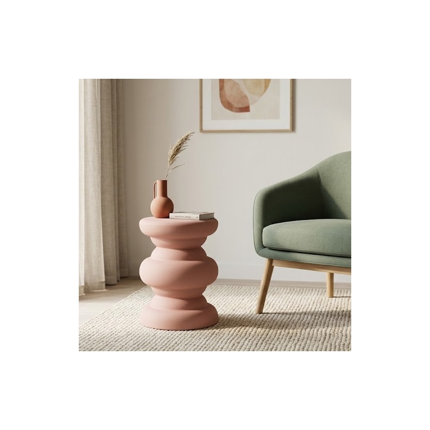 PETIT Side Table, Ø 31 cm, Pink