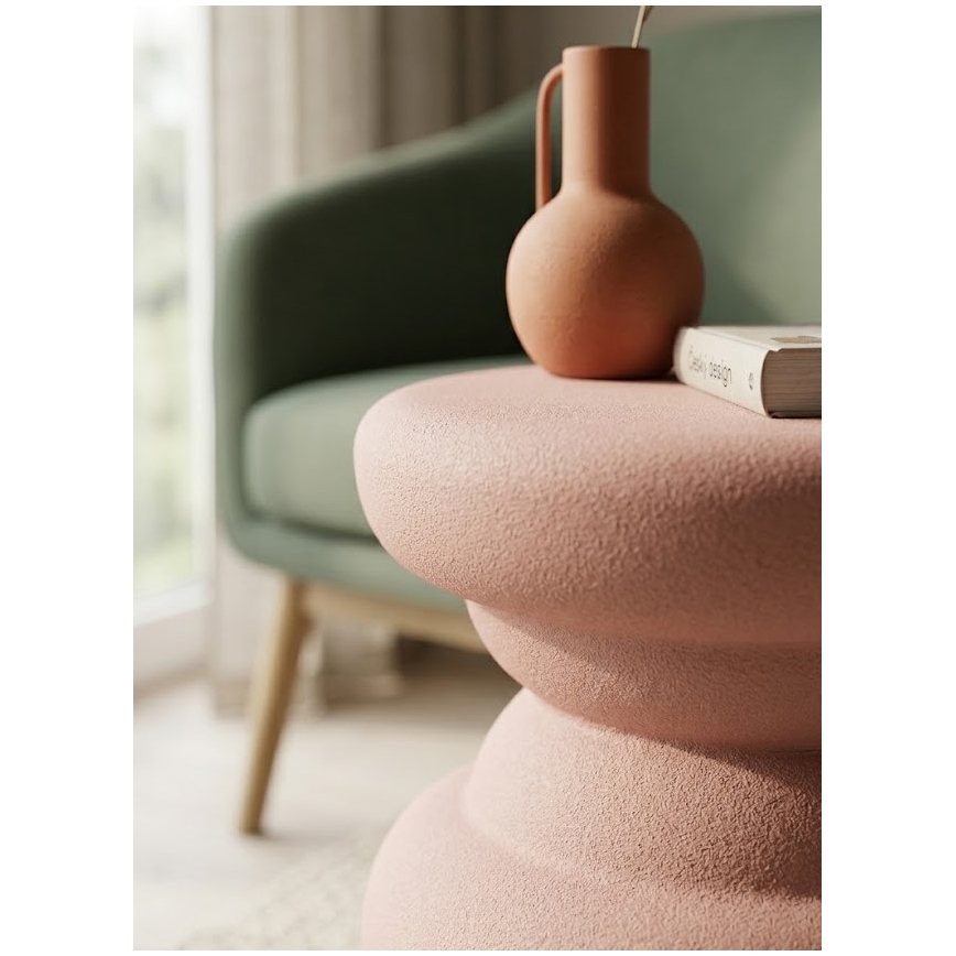PETIT Side Table, Ø 31 cm, Pink