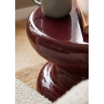 PETIT side table, Ø 31 cm, red