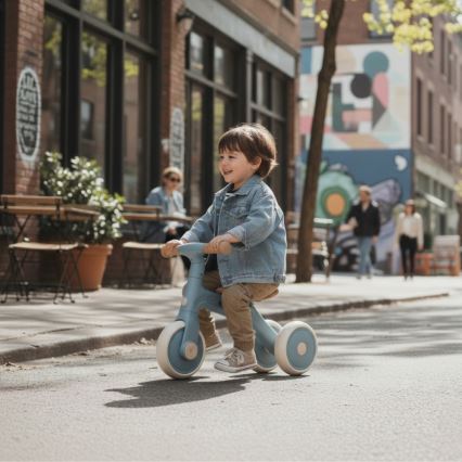 PETITE&MARS - 3-in-1 BINGO children's balance bike, Stering Blue
