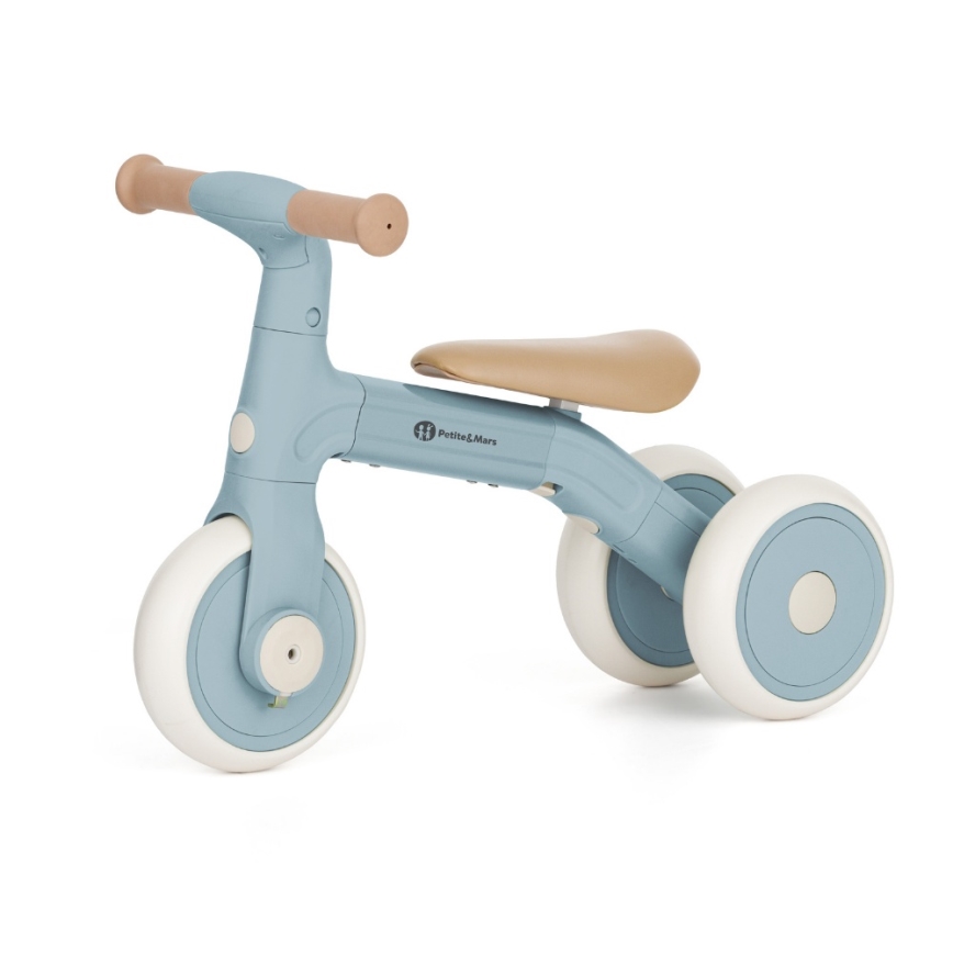 PETITE&MARS - 3-in-1 BINGO children's balance bike, Stering Blue