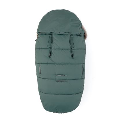 PETITE&MARS - 4-in-1 COMFY Baby Footmuff Set + FURRY Stroller Handmuffs Khaki
