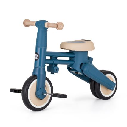 PETITE&MARS - 4-in-1 Kids' Tricycle DRIFT Ocean Blue