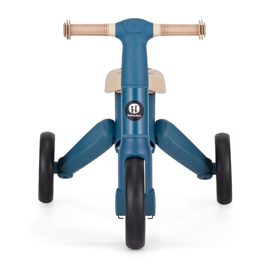 PETITE&MARS - 4-in-1 Kids' Tricycle DRIFT Ocean Blue