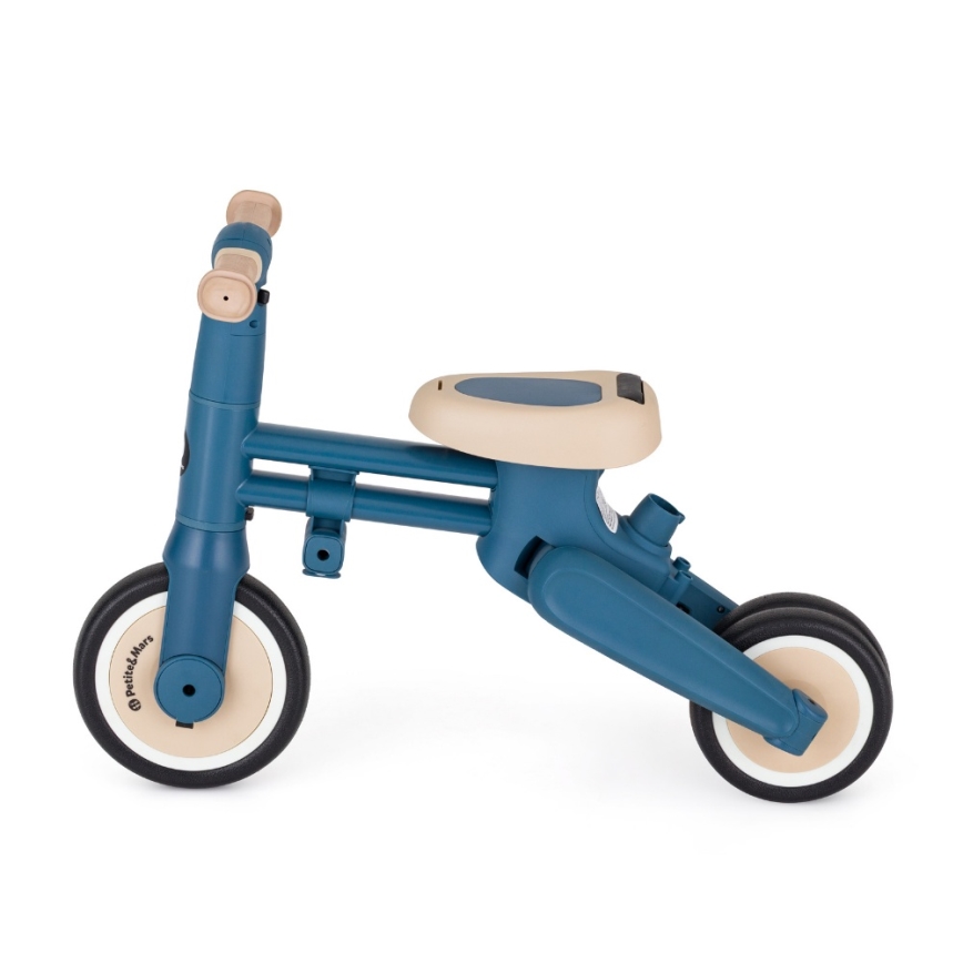 PETITE&MARS - 4-in-1 Kids' Tricycle DRIFT Ocean Blue