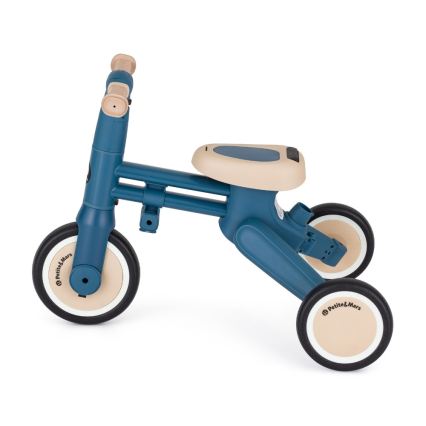 PETITE&MARS - 4-in-1 Kids' Tricycle DRIFT Ocean Blue