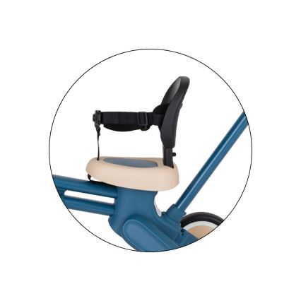 PETITE&MARS - 4-in-1 Kids' Tricycle DRIFT Ocean Blue