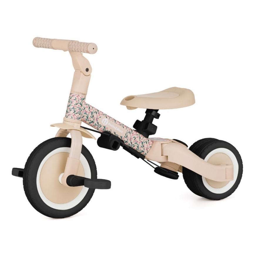 PETITE&MARS - 5-in-1 TURBO LIMITED Children's Tricycle, Pink Meadow