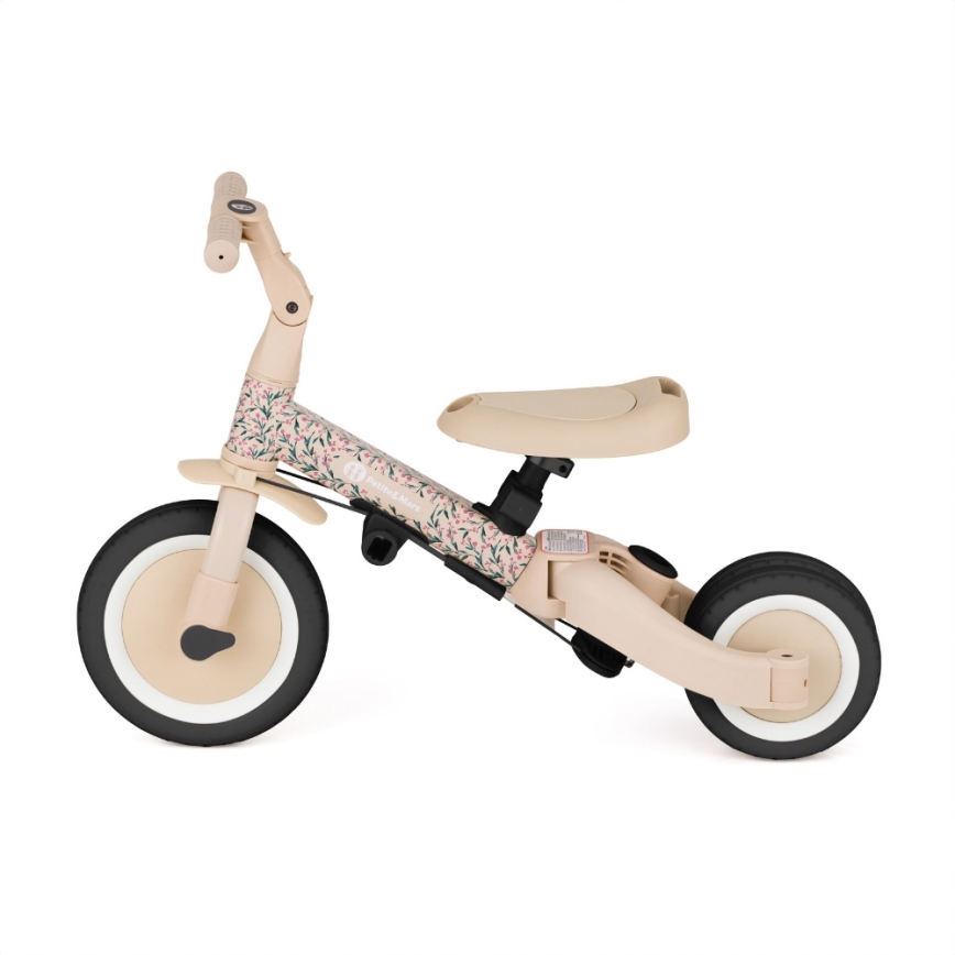 PETITE&MARS - 5-in-1 TURBO LIMITED Children's Tricycle, Pink Meadow