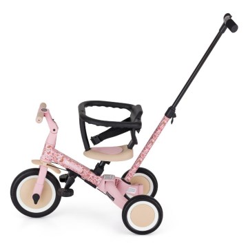 PETITE&MARS - 5-in-1 TURBO LIMITED Kids' Tricycle Rosy Wilderness