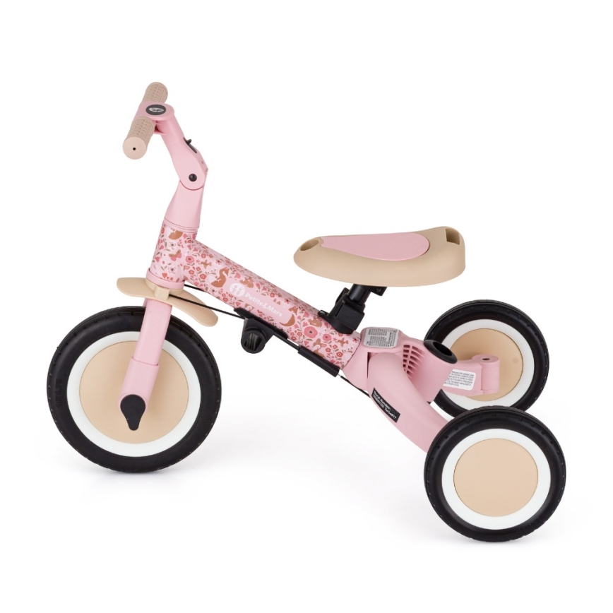 PETITE&MARS - 5-in-1 TURBO LIMITED Kids' Tricycle Rosy Wilderness