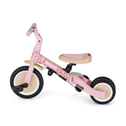 PETITE&MARS - 5-in-1 TURBO LIMITED Kids' Tricycle Rosy Wilderness