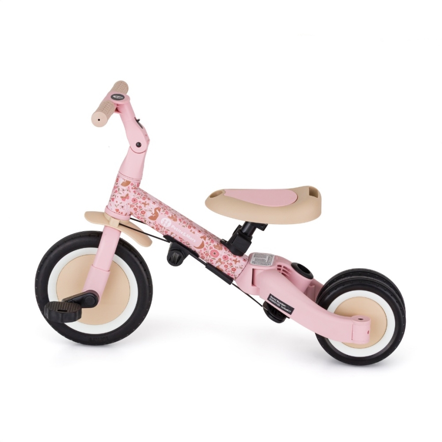 PETITE&MARS - 5-in-1 TURBO LIMITED Kids' Tricycle Rosy Wilderness