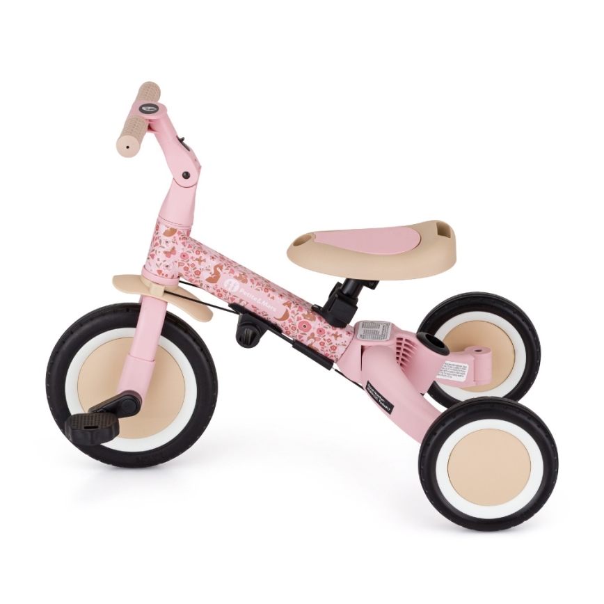 PETITE&MARS - 5-in-1 TURBO LIMITED Kids' Tricycle Rosy Wilderness