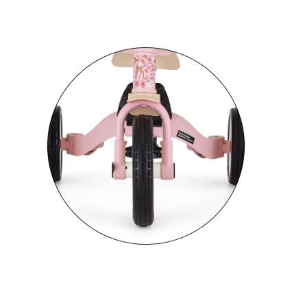 PETITE&MARS - 5-in-1 TURBO LIMITED Kids' Tricycle Rosy Wilderness