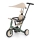 PETITE&MARS - 5-in-1 TURBO PLUS Kids' Tricycle, Misty Green