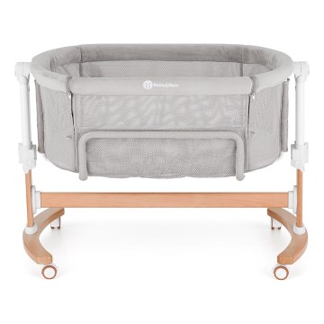 PETITE&MARS - Baby crib 2in1 GLORY grey