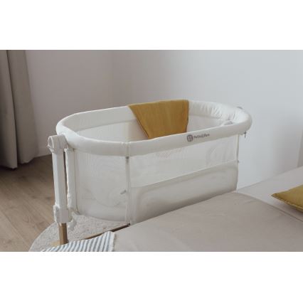 PETITE&MARS - Baby crib 2in1 GLORY grey